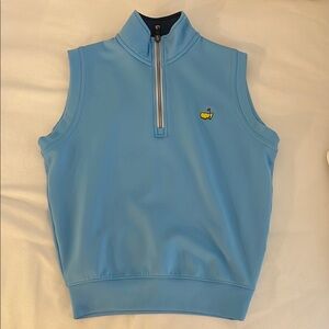 Masters Light Blue Vest Quarter-Zip Pullover